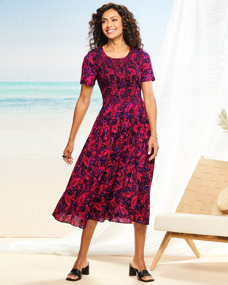 Bermuda Smocked Dress image number 1