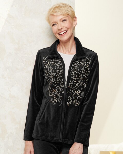 Gilded Velour Jacket