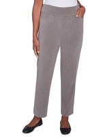 Alfred Dunner® Copenhagen Petite Front Pocket Pant with All Around Elastic thumbnail number 1