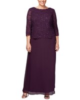 Long Lace Mock Dress  thumbnail number 4