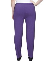Alfred Dunner® Point Of View Shaping Flat Front Short Length Pant thumbnail number 5