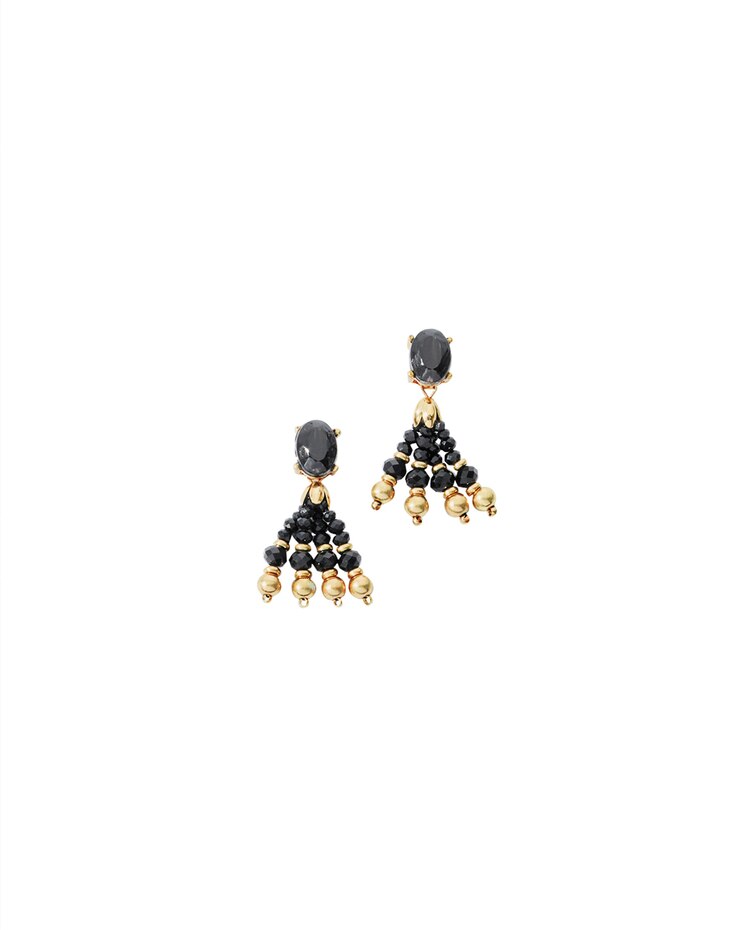 Nightfall Tassel Earrings image number 1