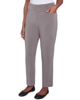 Alfred Dunner® Copenhagen Petite Front Pocket Pant with All Around Elastic thumbnail number 3