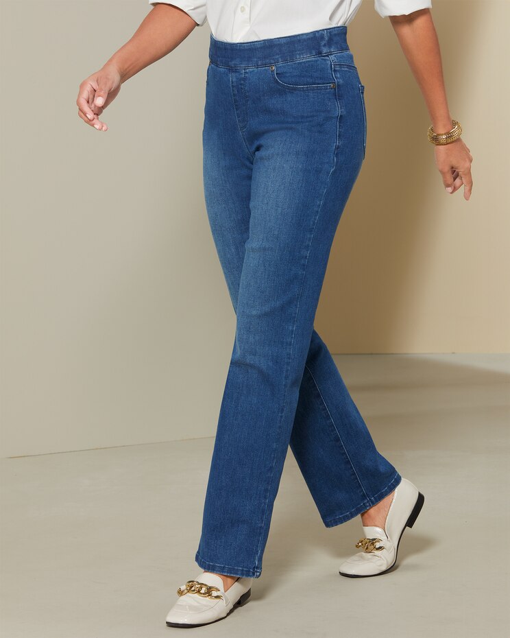Slimtacular® Dream Jeans Straight Leg image number 1