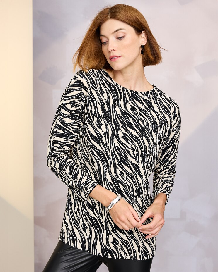 Artistic Pleated Top image number 1