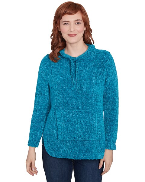 Ruby Rd® Berry Glam Eyelash Pullover Sweater
