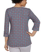 Ruby Rd® Foulard Print Top thumbnail number 2