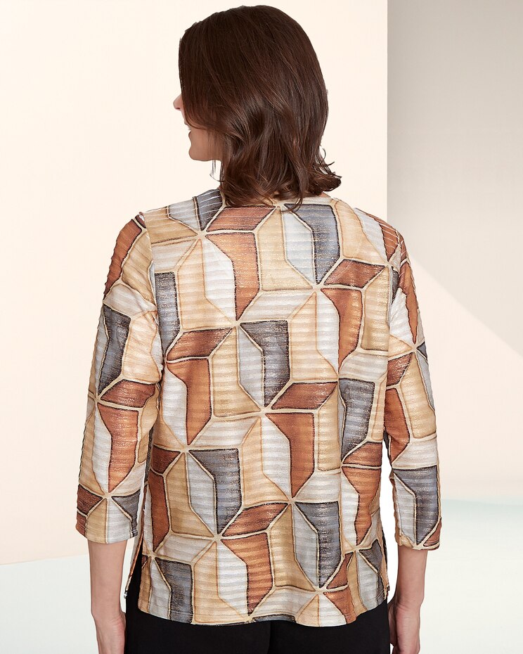 Stained Glass Tee by Alfred Dunner image number 2