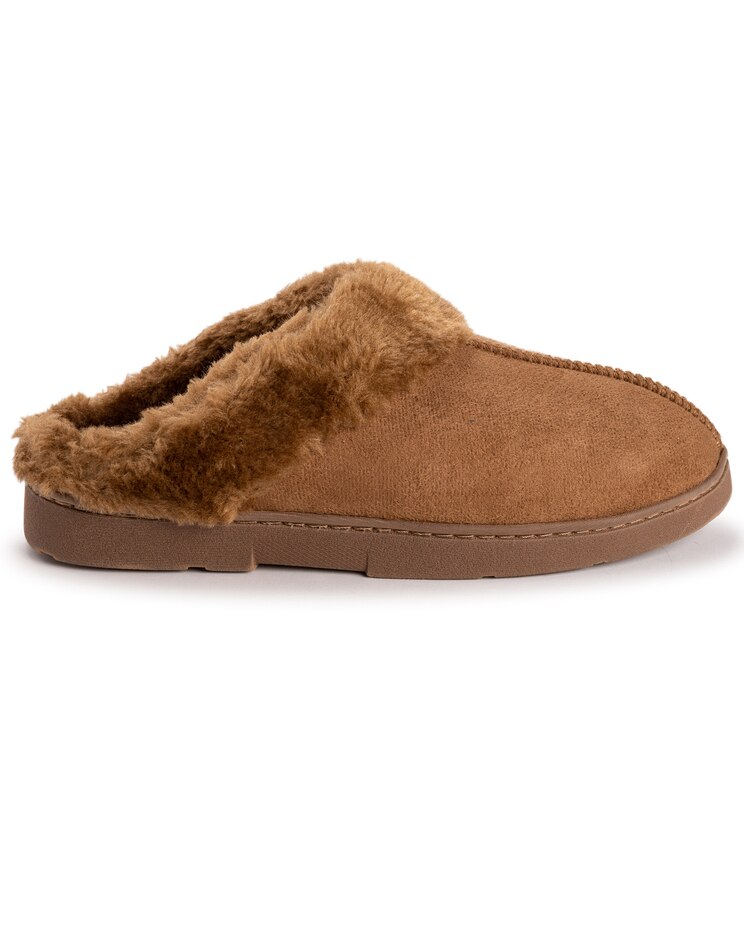 MUK LUKS® Women's Poly Suede Clog Slippers image number 8
