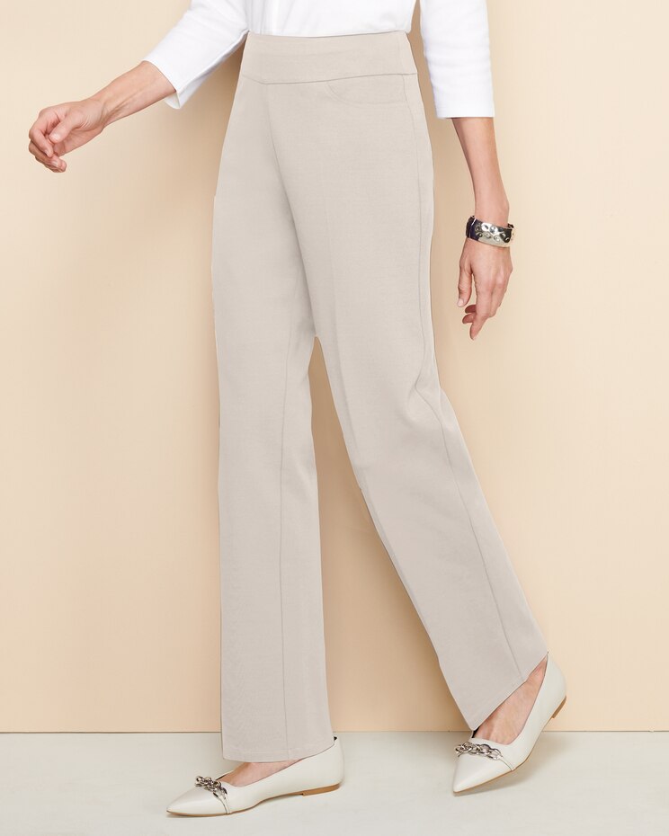 Slimtacular® Ponte Straight-Leg Pants image number 1