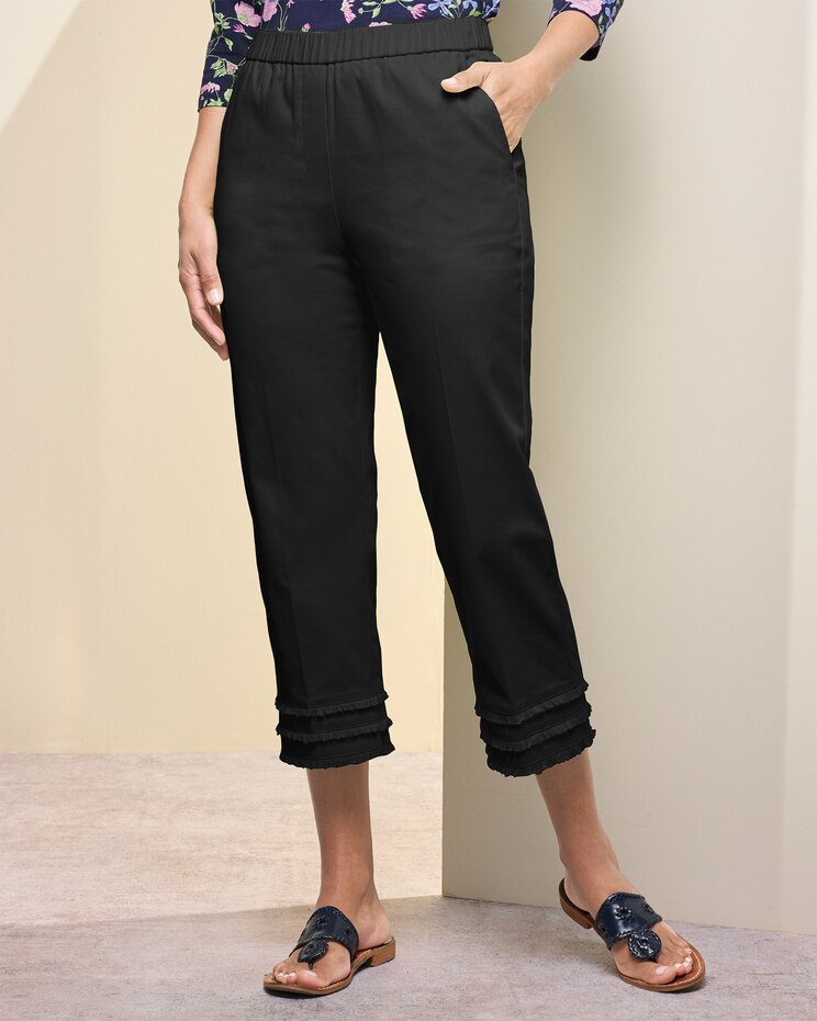 Comfort Stretch Fringe Crop image number 1