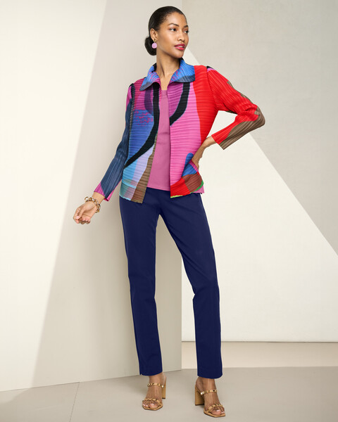 Color Pop Pleats Jacket & Slimtacular Flex Fit Pants