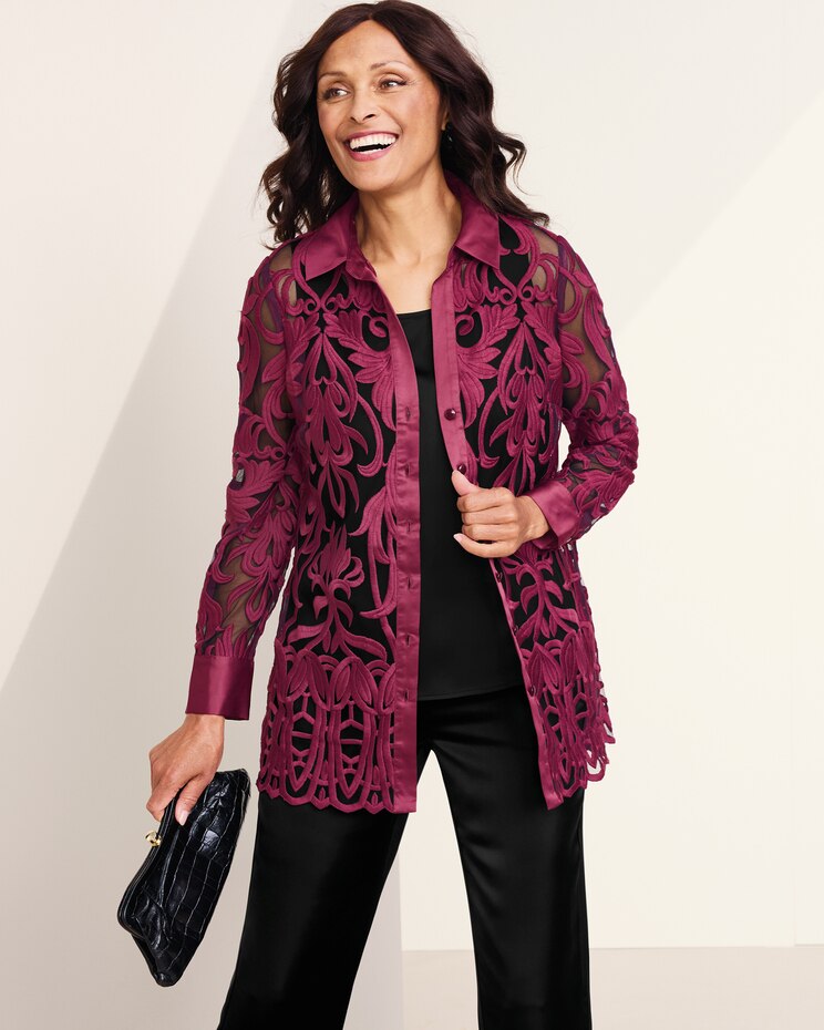 Baroque Lace Blouse image number 3