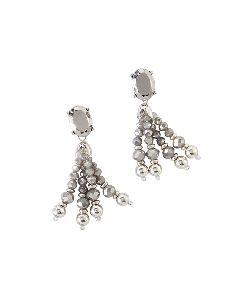 Nightfall Tassel Earrings image number 1