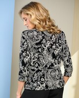 Paisley Floral Twinset by Alex Evenings thumbnail number 3