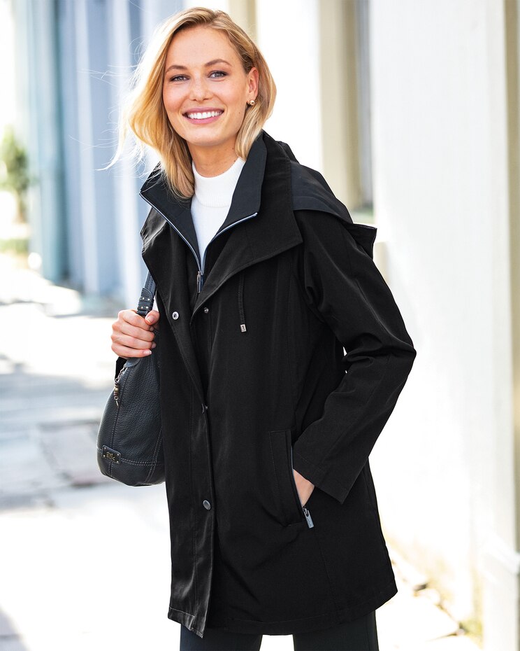 Fleet Street® Short Three-Season Raincoat image number 1