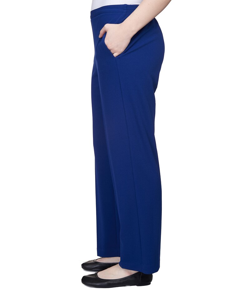 Alfred Dunner® Downtown Vibe Scuba Crepe Stretch Fit Short Length Pant image number 7