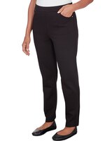 Alfred Dunner® World Traveler Comfort Ponte Short Length Pant thumbnail number 3