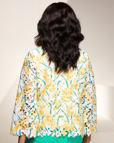 Paradise Printed Lace Jacket