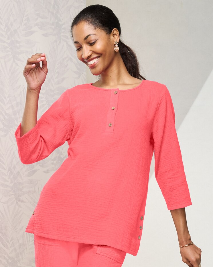 Easy Breezy Solid Tunic image number 1