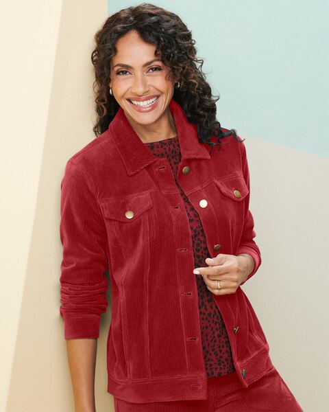 Knit Cord Jacket