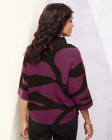 Jacquard Swing Pullover Sweater thumbnail number 2