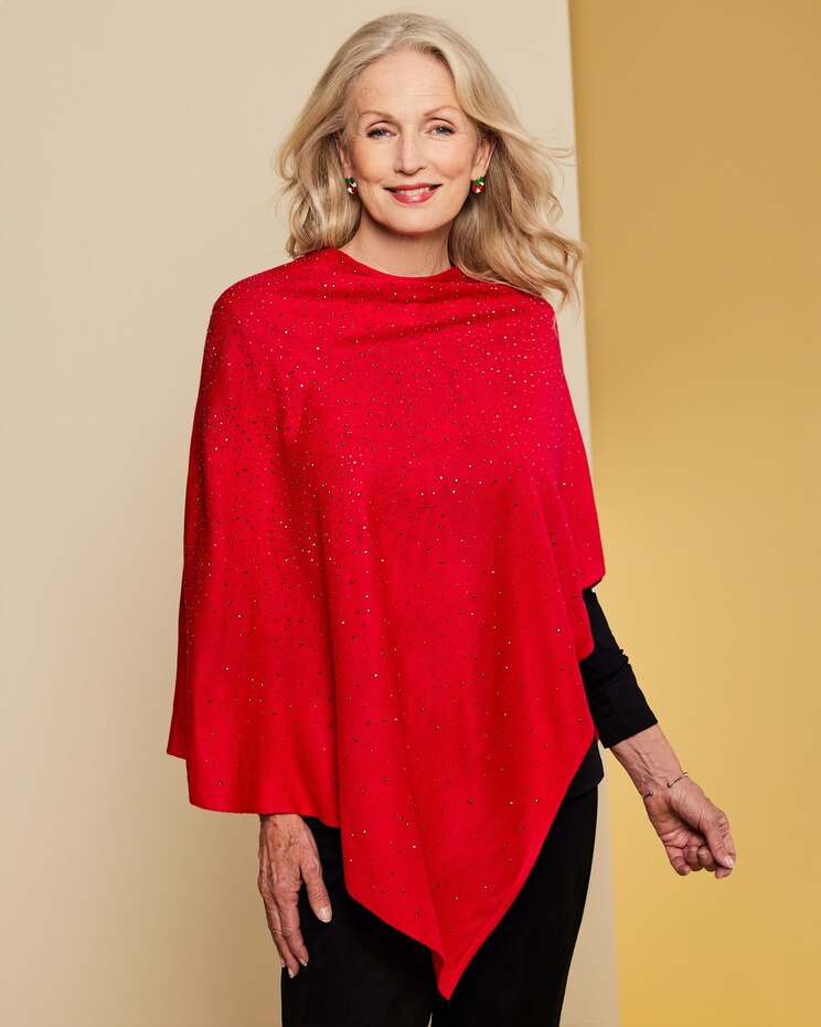 Sparkle Soft Spun® Poncho image number 1