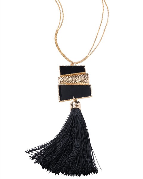 After Dark Tassel Necklace