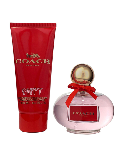 Poppy by Coach Travel Set ( Eau de Parfum 3.3 fl oz + Perfumed Body Lotion 3.3 fl oz) 
