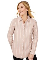 Foxcroft Ava Stretch Non-Iron Simply Stripe Shirt thumbnail number 1