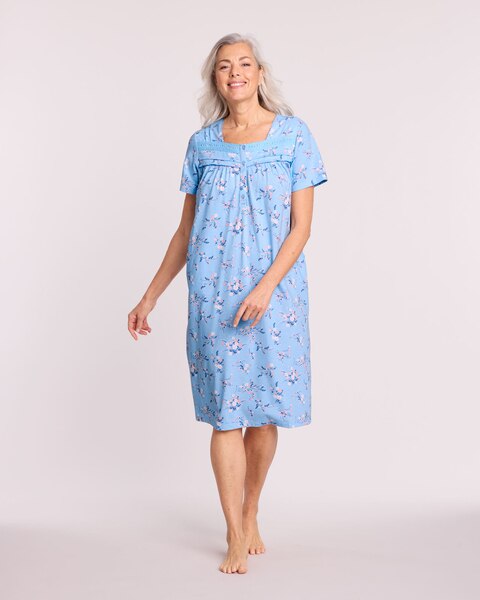 Lace and Pintuck Nightgown