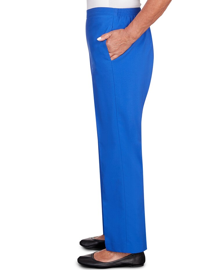 Alfred Dunner® Tradewinds Stretch Waist Short Length Pant image number 4