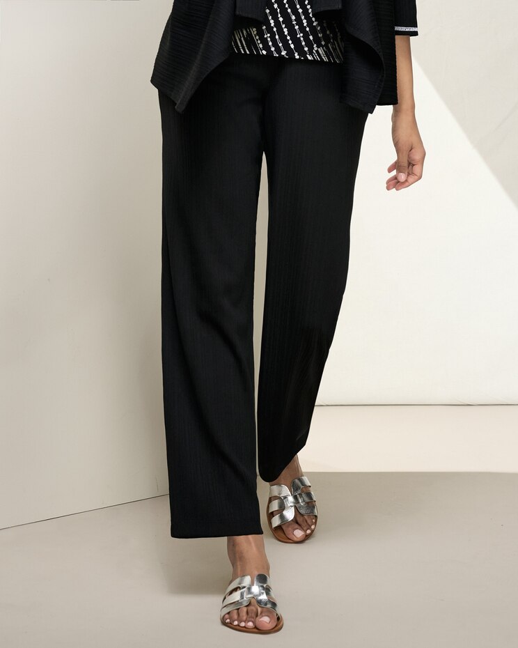 Alfred Dunner Rib Knit Pull-On Pants image number 1