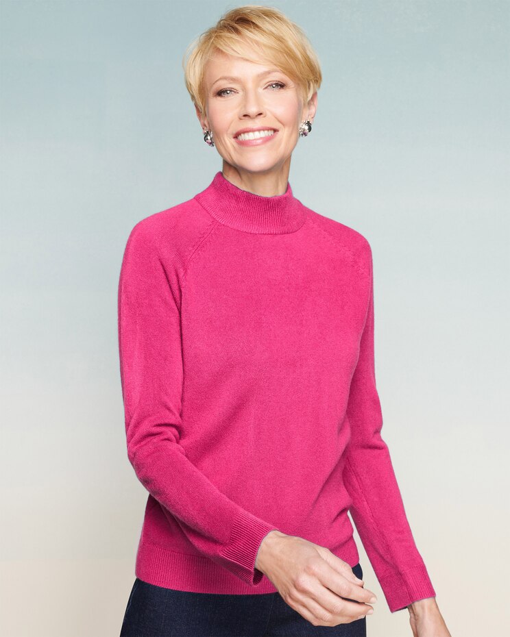 Soft Spun™ Mock Neck Long-Sleeve Sweater image number 1