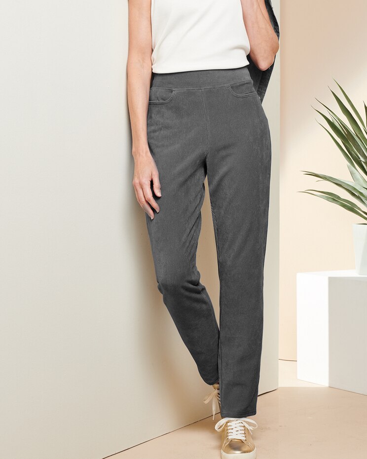 Knit Cord Pants image number 1