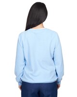 Alfred Dunner® Spliced Quilted Pull On Crew Neck thumbnail number 2
