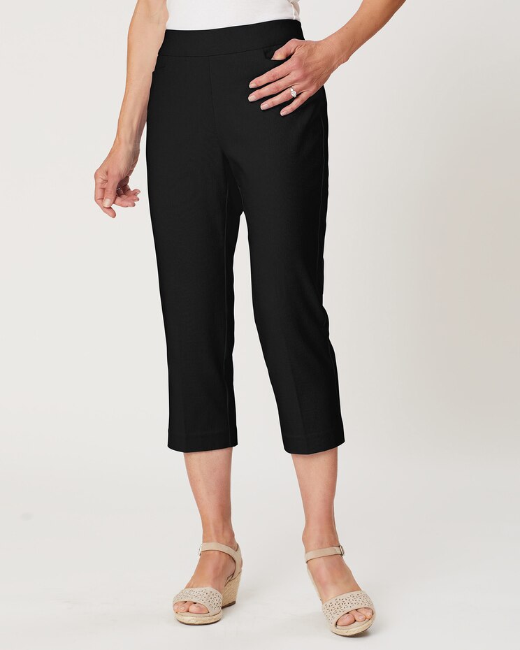 Slimtacular Textured Capri image number 1