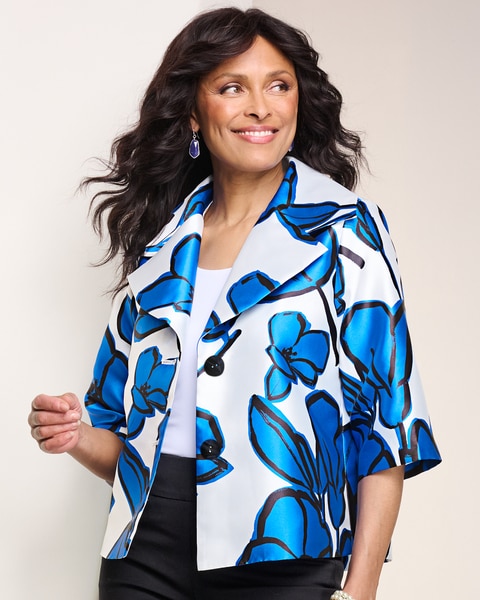 Blue Skies Floral Jacket