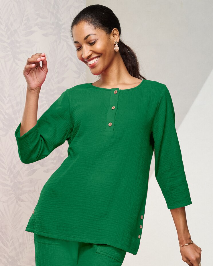 Easy Breezy Solid Tunic image number 1