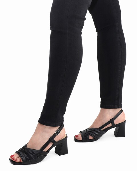 Easy Street® Lucie Square Toe Sandals