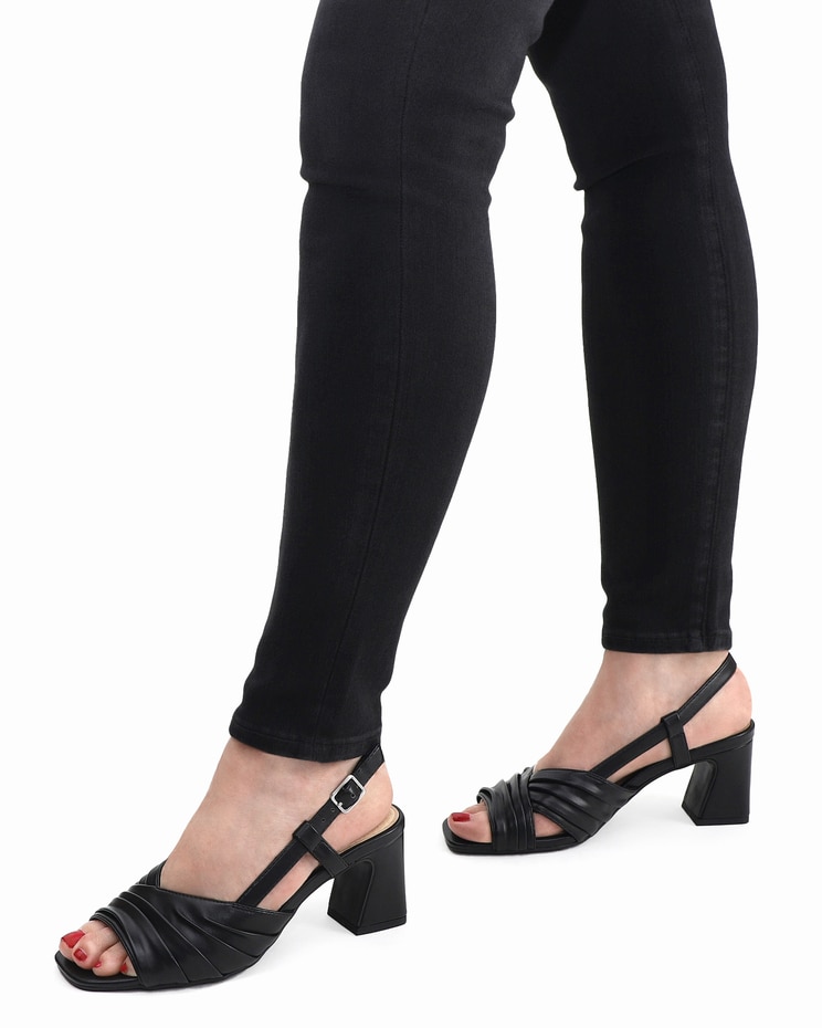 Easy Street® Lucie Square Toe Sandals image number 9