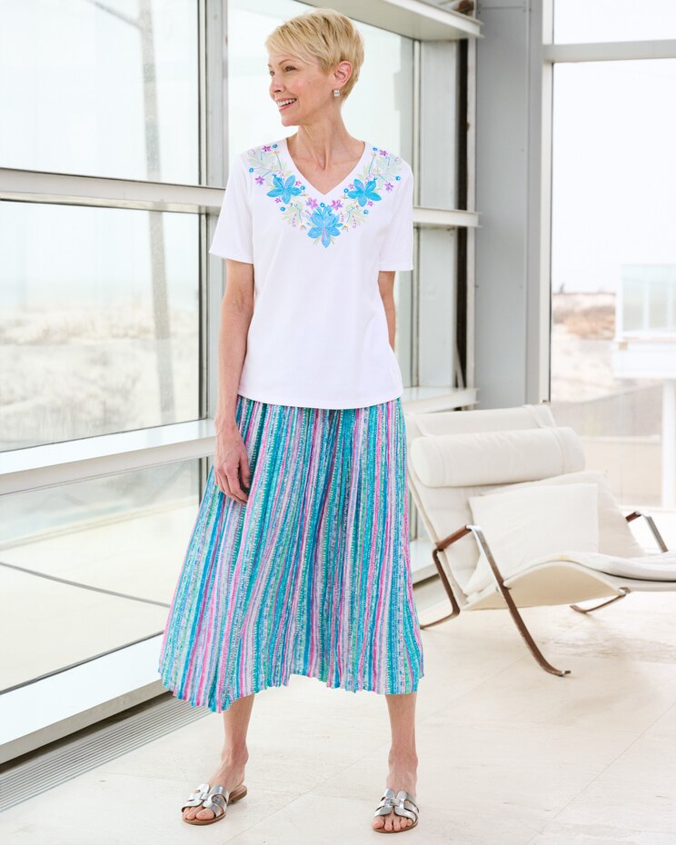 Boca Striped Skirt image number 4