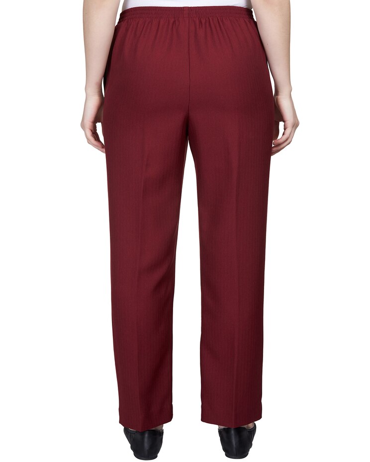 Alfred Dunner® Mulberry Street Herringbone Short Length Pant image number 5