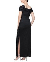 Cold Shoulder Glitter Mesh Dress  thumbnail number 2