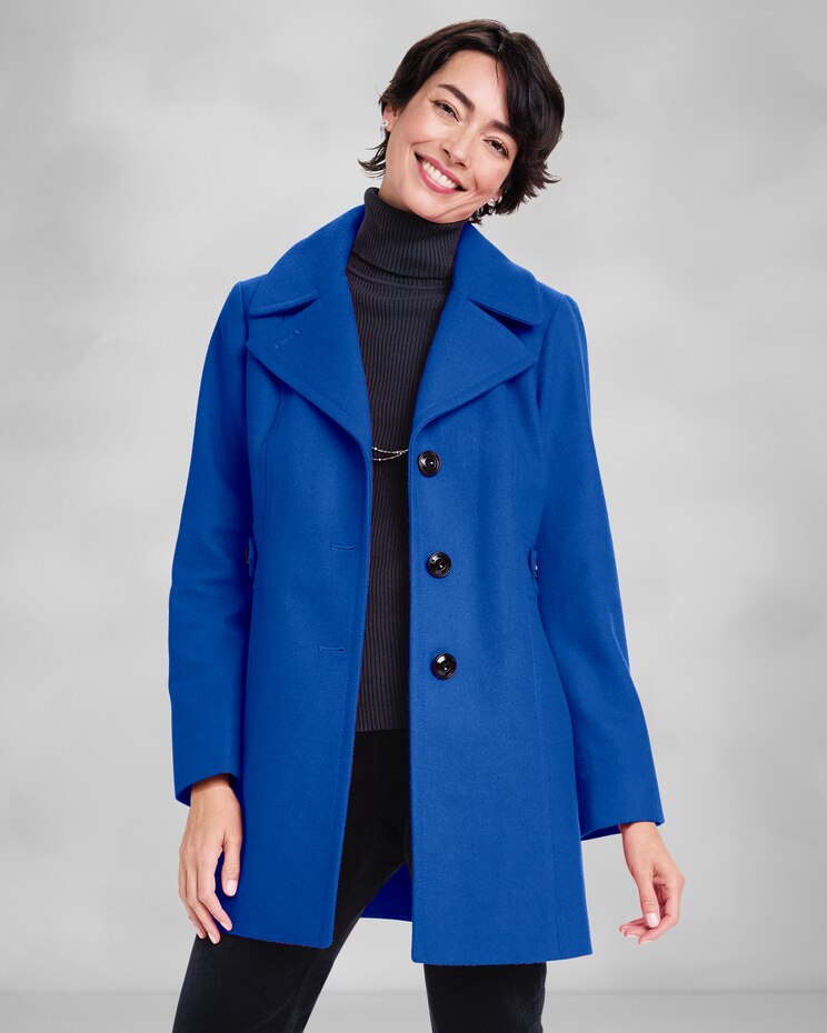 London Fog® Side-Tab Wool Coat image number 2