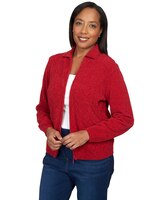 Alfred Dunner® Classics Classic Zip Up Front Cardigan thumbnail number 8