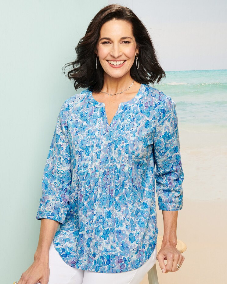 Blue Bonnet Floral Shirt image number 1