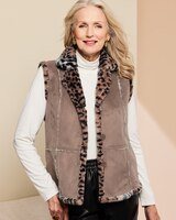 Just Faux Fun Reversible Vest thumbnail number 2