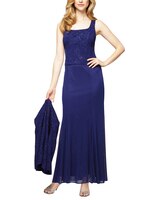 Long Jacket Dress with Single Button Closure thumbnail number 2