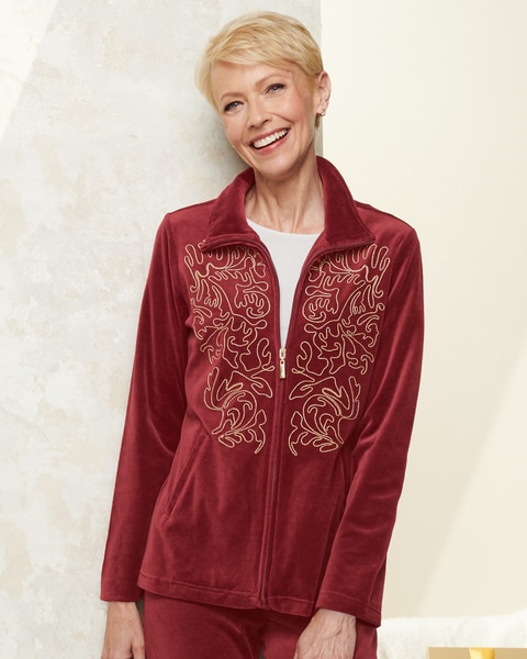 Gilded Velour Jacket
